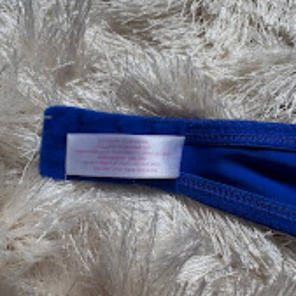 Candie's Bright Blue Balconette Push-up Bra - Picture 7 of 8